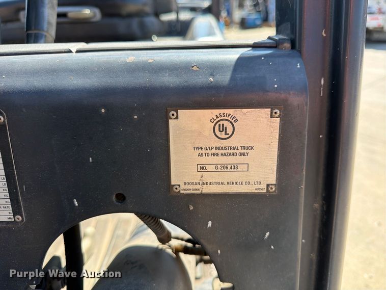 image for item FU4671 2012 Doosan G25P-5 forklift