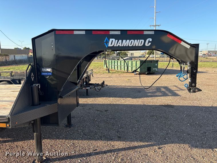image for item JM9439 2025 Diamond C Fmax 210 tilt deck equipment trailer