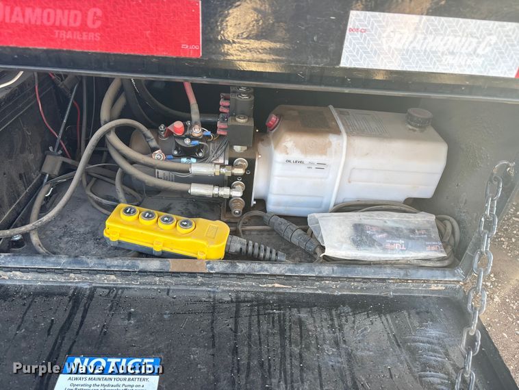 image for item JM9439 2025 Diamond C Fmax 210 tilt deck equipment trailer