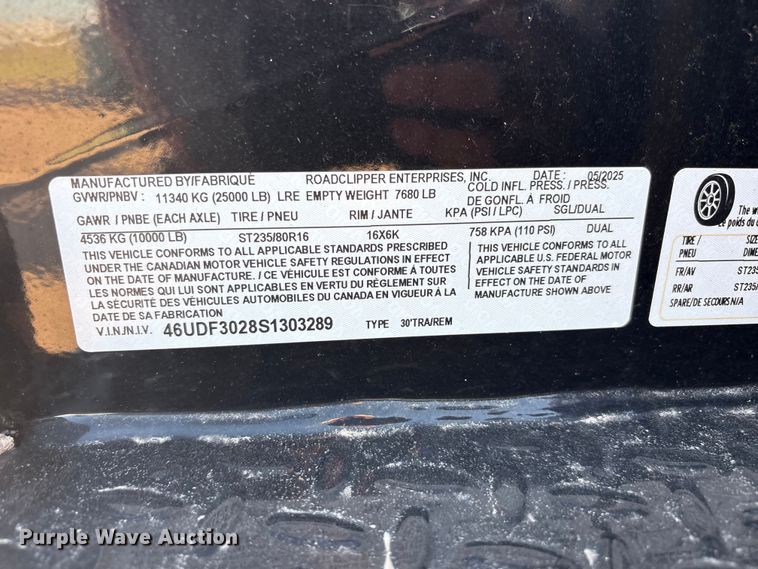image for item JM9439 2025 Diamond C Fmax 210 tilt deck equipment trailer