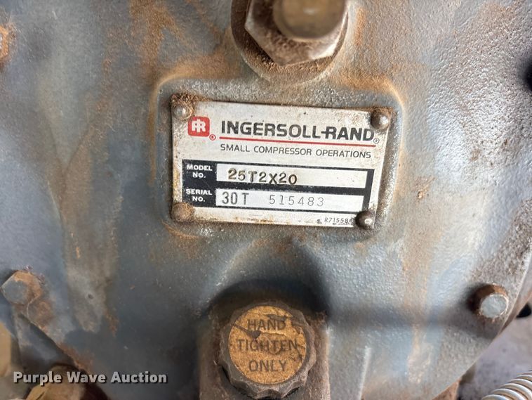 image for item JM9453 Ingersoll Rand 25T2X20 air compressor