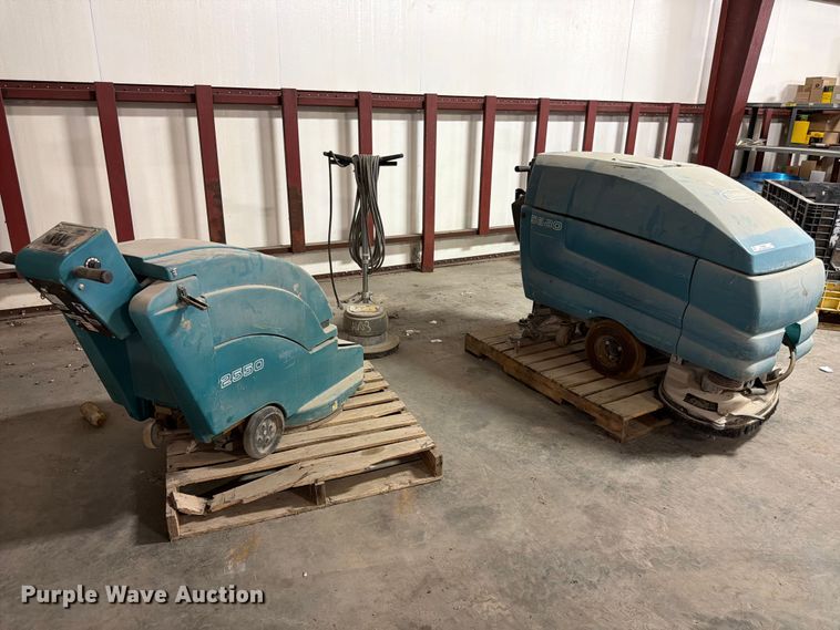 (3) floor scrubbers