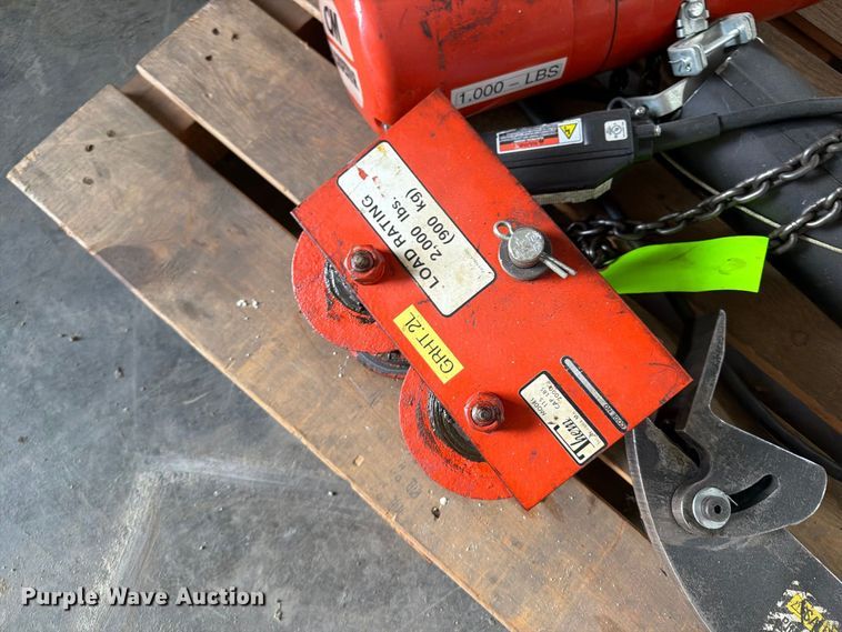 image for item OE9703 Shop built overhead crane