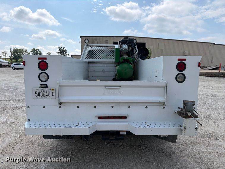 image for item OE9717 2011 Ford F350 Super Duty XL utility bed pickup truck