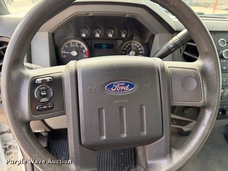 image for item OE9717 2011 Ford F350 Super Duty XL utility bed pickup truck