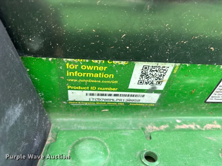 image for item YA3819 2023 John Deere Z970R ZTR lawn mower