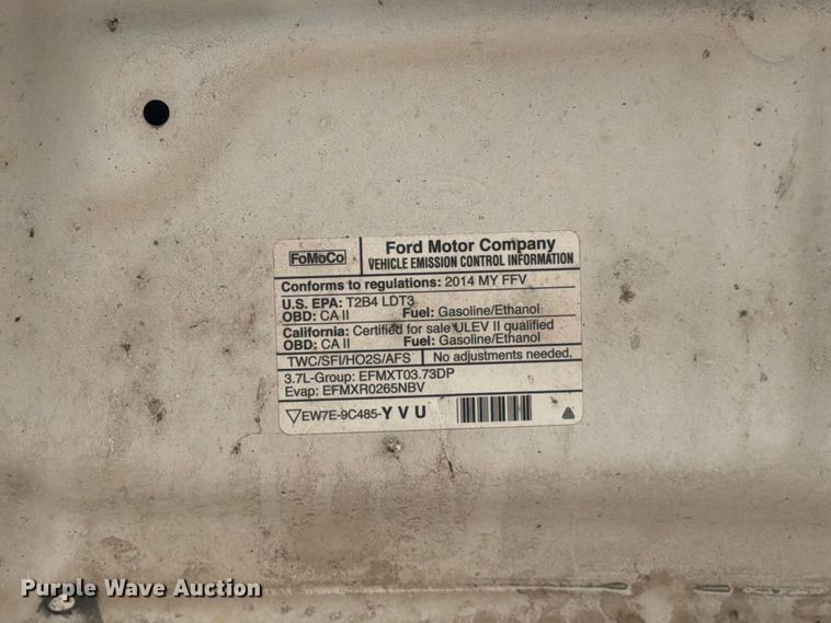 image for item YA4161 2014 Ford F150 pickup truck