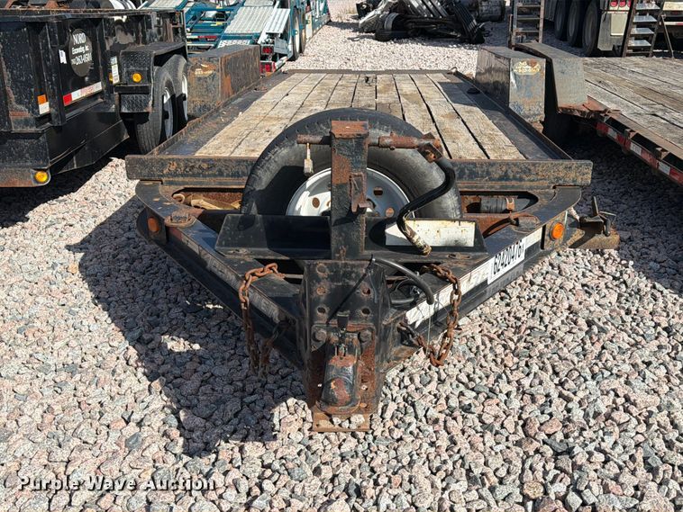 image for item YA4296 2016 Townmaster T-12DT tilt deck utility trailer