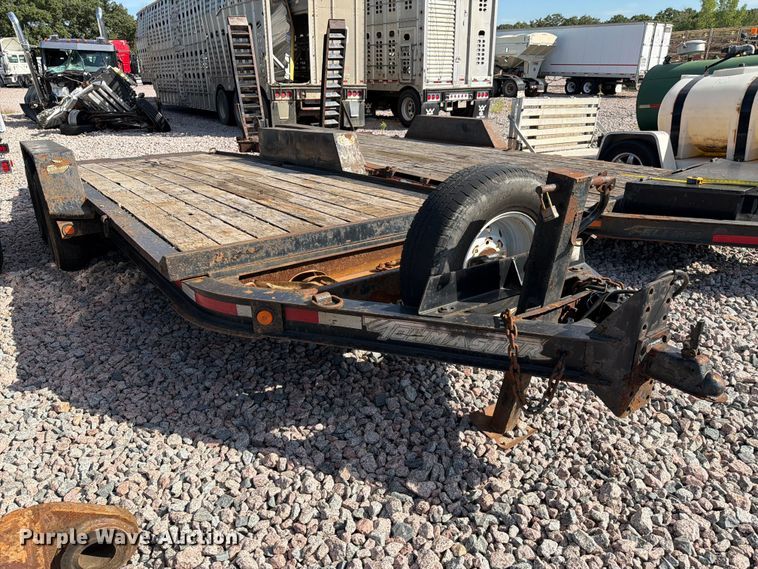 image for item YA4296 2016 Townmaster T-12DT tilt deck utility trailer