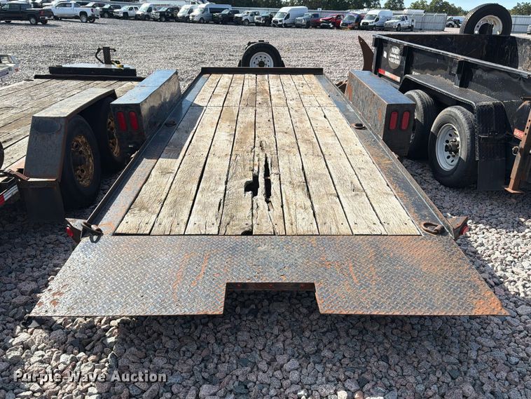 image for item YA4296 2016 Townmaster T-12DT tilt deck utility trailer