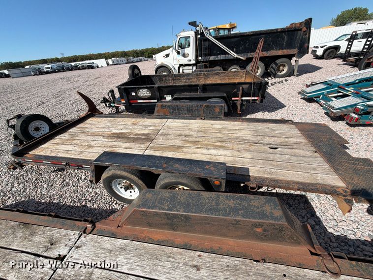 image for item YA4296 2016 Townmaster T-12DT tilt deck utility trailer