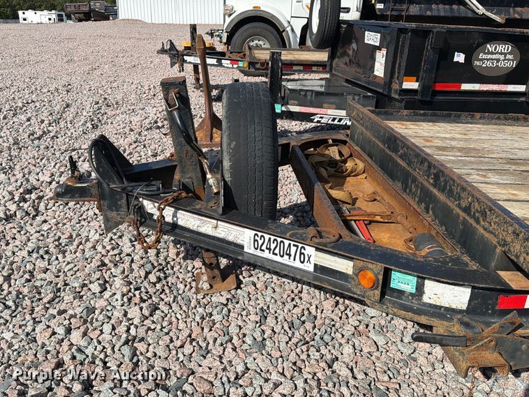 image for item YA4296 2016 Townmaster T-12DT tilt deck utility trailer