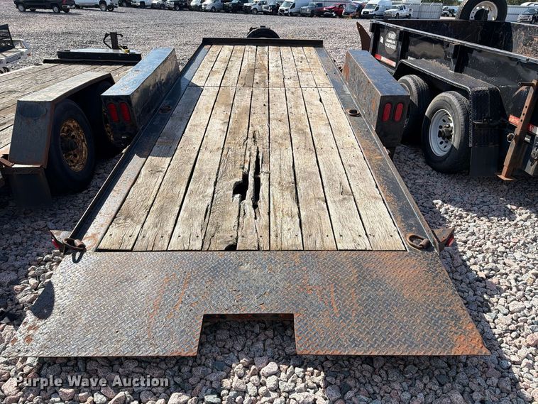 image for item YA4296 2016 Townmaster T-12DT tilt deck utility trailer