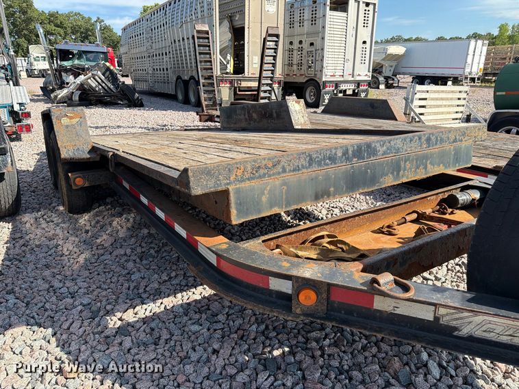 image for item YA4296 2016 Townmaster T-12DT tilt deck utility trailer