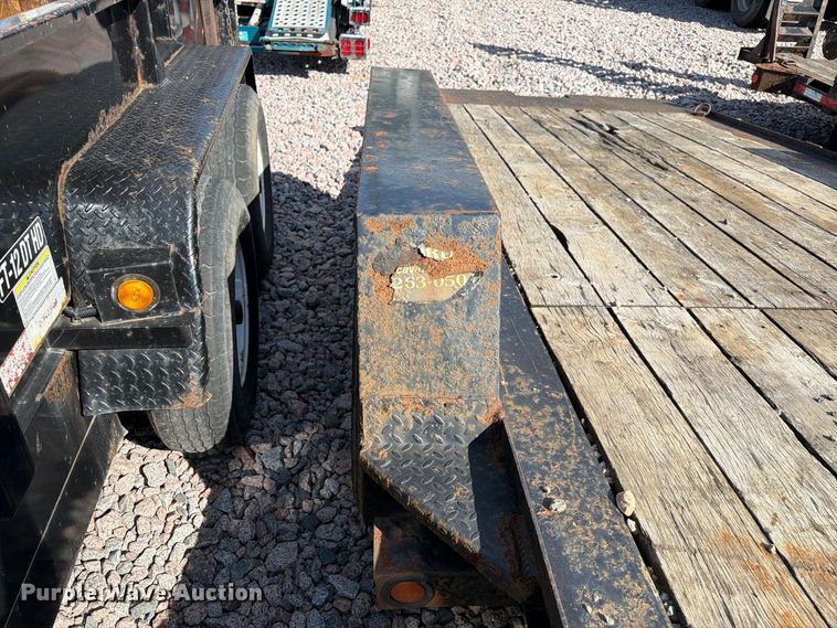 image for item YA4296 2016 Townmaster T-12DT tilt deck utility trailer