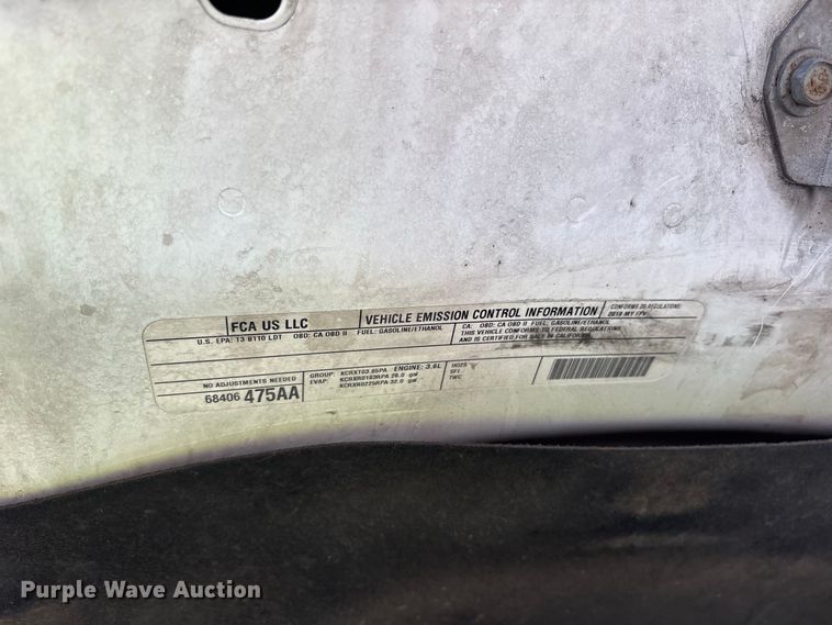 image for item YA4402 2019 RAM 1500 Ext. Cab pickup truck