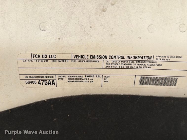 image for item YA4409 2019 RAM 1500 Ext. Cab pickup truck