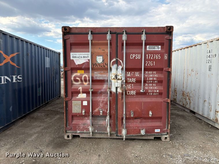 image for item YA4664 2005 CIMC shipping container