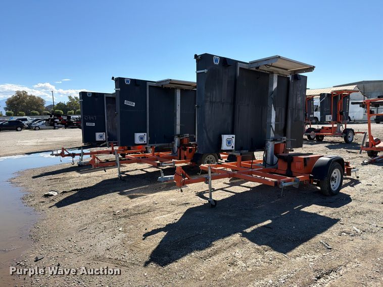 image for item YA4671 (3) 2020 Wanco WTLMB message board trailers