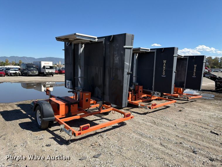 image for item YA4671 (3) 2020 Wanco WTLMB message board trailers