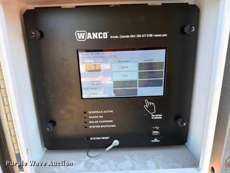 image for item YA4671 (3) 2020 Wanco WTLMB message board trailers