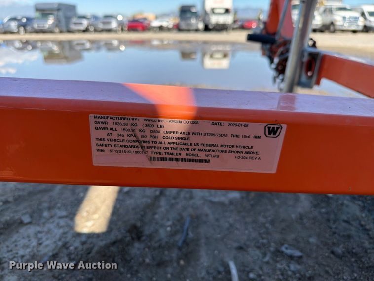 image for item YA4671 (3) 2020 Wanco WTLMB message board trailers