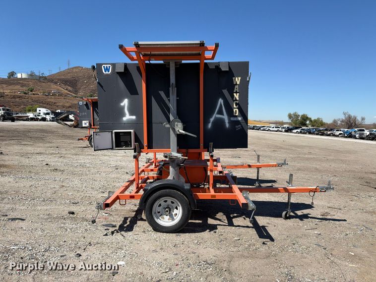 image for item YA4672 (2) 2020 Wanco WVT3 message board trailers