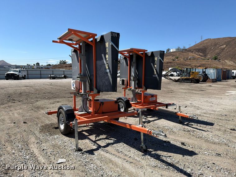 image for item YA4673 (2) 2020 Wanco WVT3 message board trailers