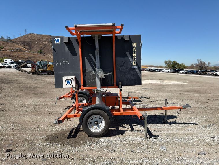 image for item YA4673 (2) 2020 Wanco WVT3 message board trailers