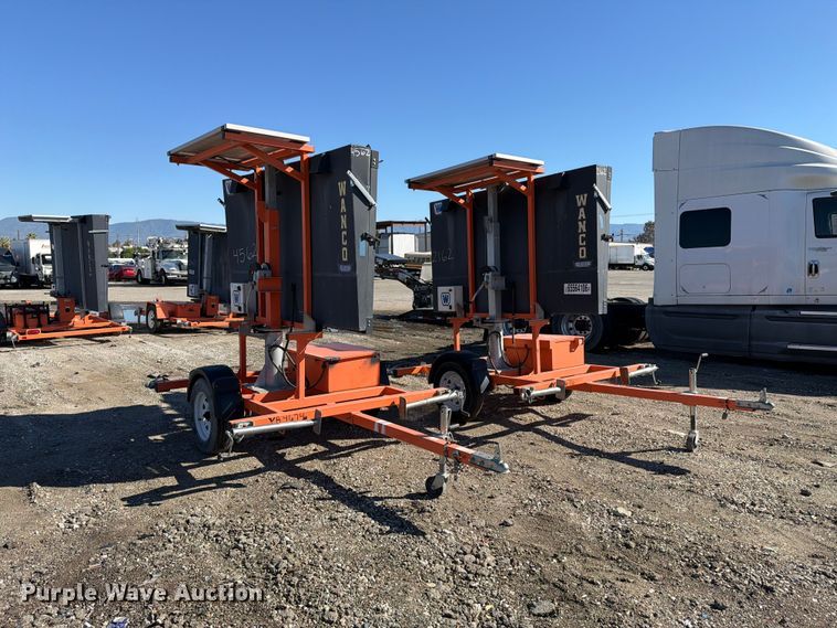 image for item YA4676 (2) 2020 Wanco WVT3 message board trailers