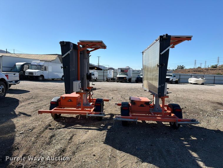 image for item YA4676 (2) 2020 Wanco WVT3 message board trailers