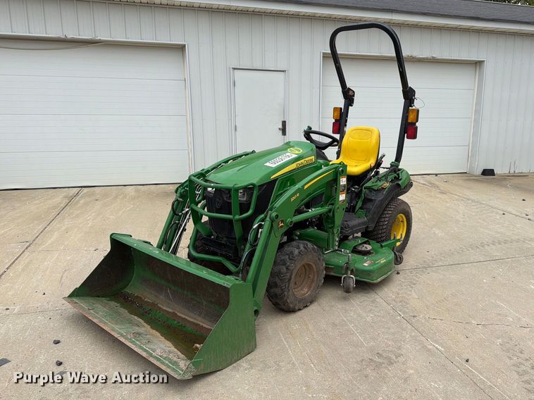image for item YA5172 2021 John Deere 1023E MFWD tractor