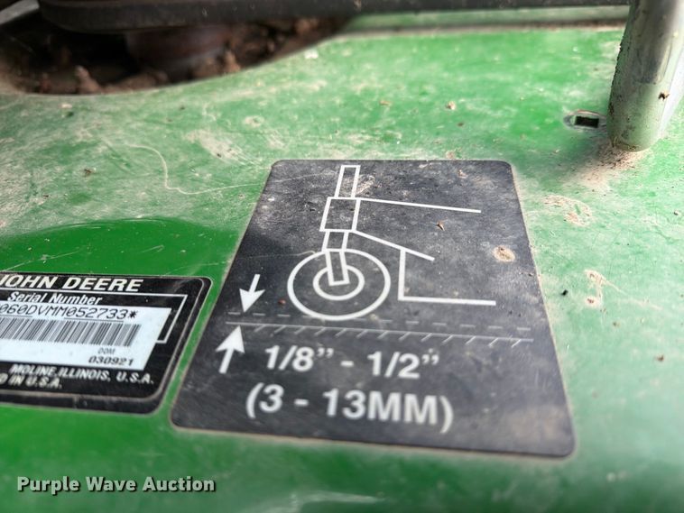 image for item YA5172 2021 John Deere 1023E MFWD tractor