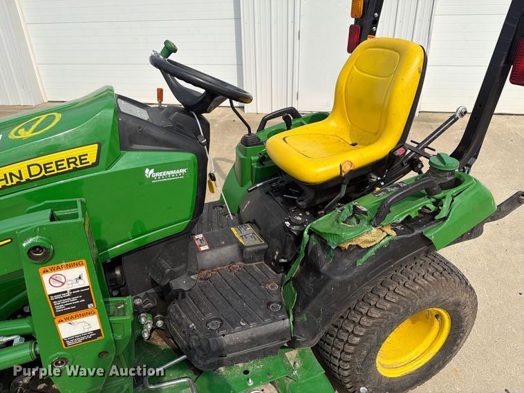 image for item YA5172 2021 John Deere 1023E MFWD tractor