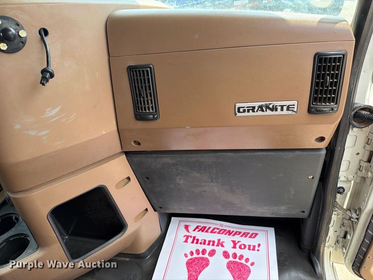 image for item DV7316 2016 Mack GU713 dump truck