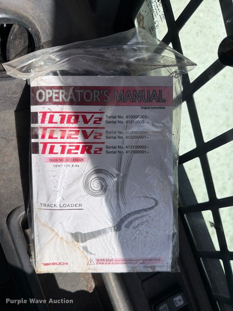image for item DV7366 2024 Takeuchi TL10V2 tracked skid steer loader