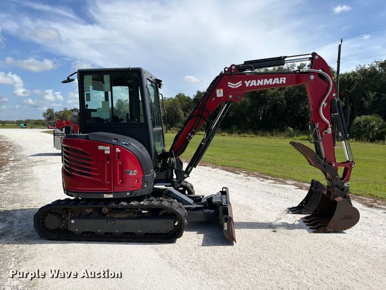 image for item DV7367 2023 Yanmar SV40 mini excavator