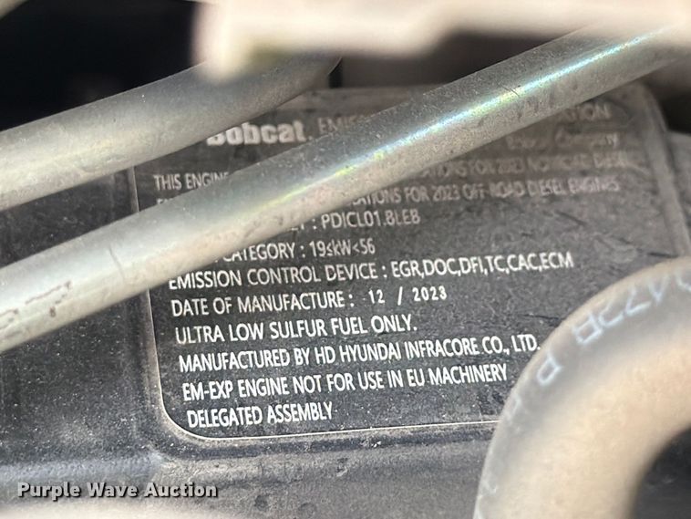 image for item DV7368 2024 Bobcat E40 mini excavator