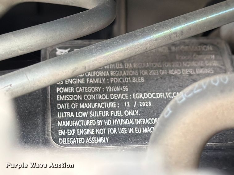image for item DV7368 2024 Bobcat E40 mini excavator