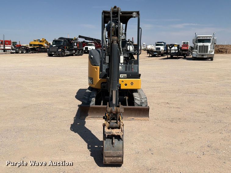 image for item DV8626 2020 John Deere 26G mini excavator
