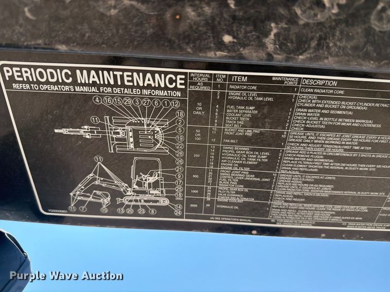 image for item DV8626 2020 John Deere 26G mini excavator