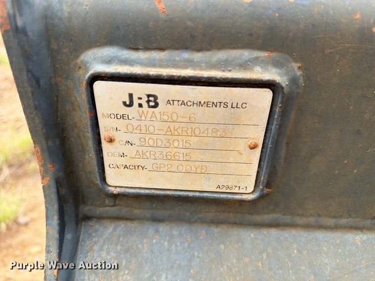 image for item DV8632 2010 Komatsu WA150-6 wheel loader