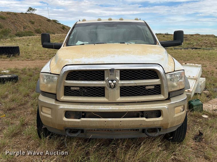 image for item DV8635 2016 RAM 5500 flatbed truck