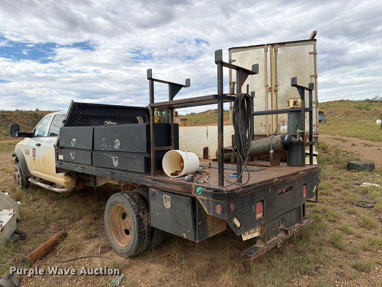 image for item DV8635 2016 RAM 5500 flatbed truck