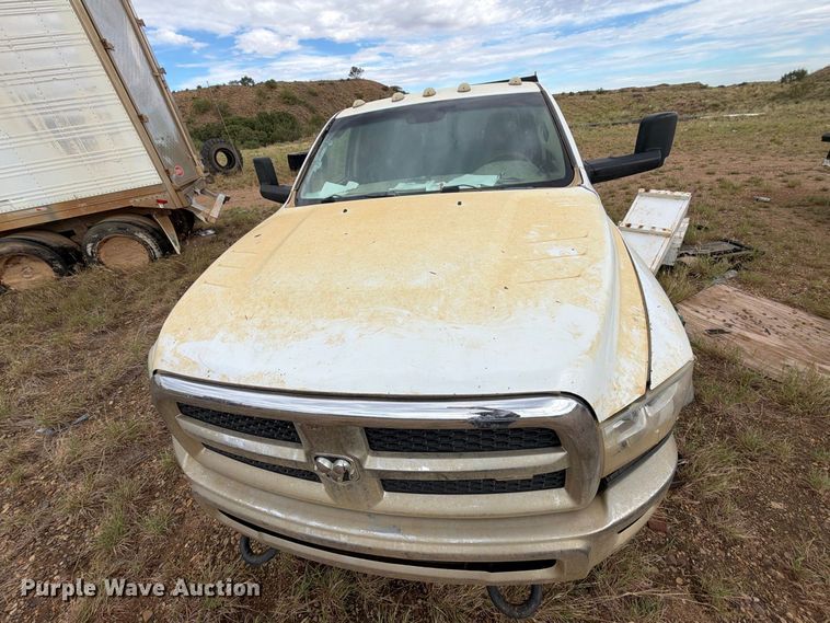 image for item DV8635 2016 RAM 5500 flatbed truck