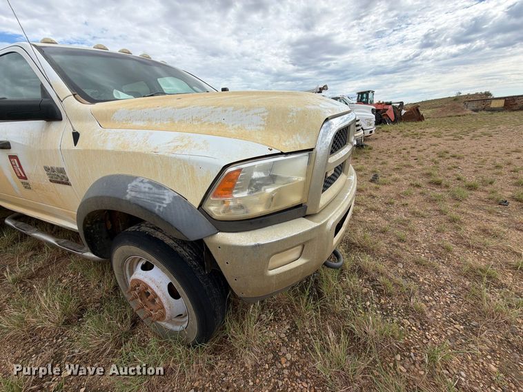 image for item DV8635 2016 RAM 5500 flatbed truck