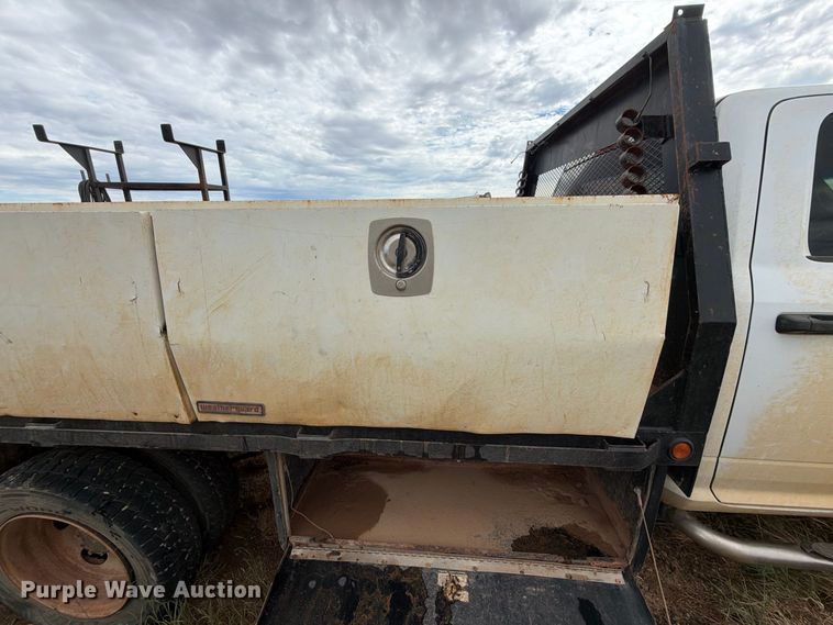 image for item DV8635 2016 RAM 5500 flatbed truck
