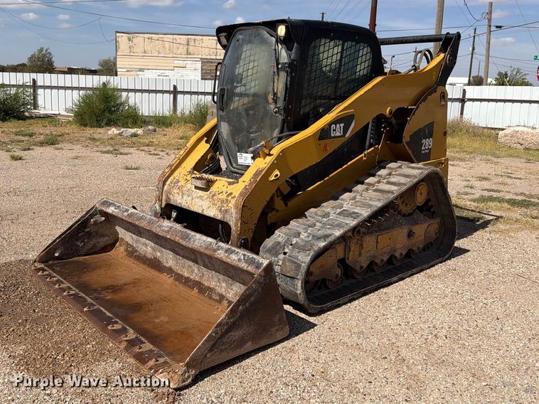 2011 Caterpillar 289C tracked skid steer loader