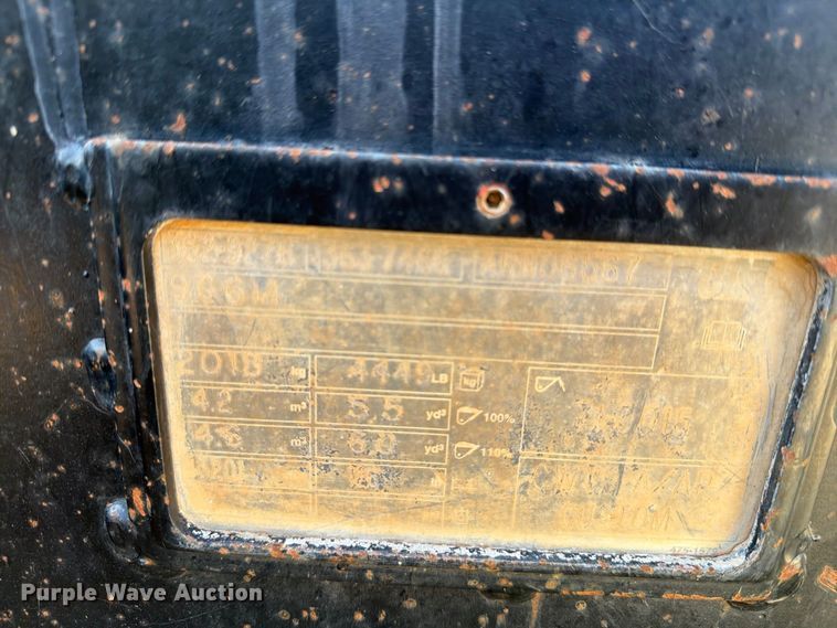 image for item DV8663 2015 Caterpillar 966M wheel loader
