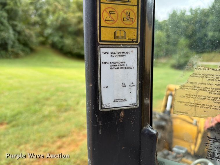 image for item DZ4782 2008 Caterpillar 414E IL landscape tractor